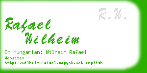 rafael wilheim business card